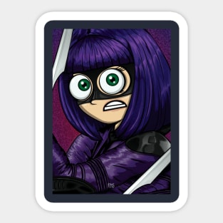 Hit Girl Sticker